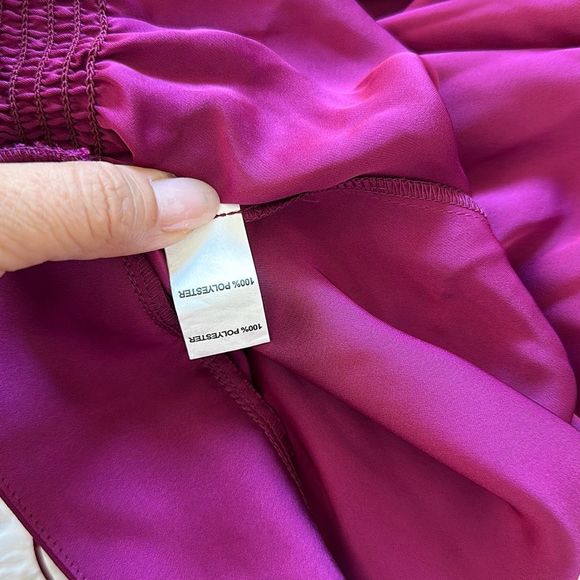 Ramy Brook North One Shoulder Top in Plumberry Size M - Picture 7 of 7